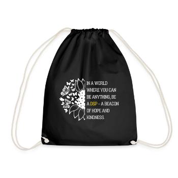 Direct Support Professional - Drawstring Bag - black - Front