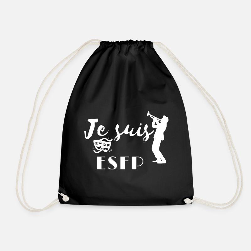 ESFP Persönlichkeit - Turnbeutel - Schwarz