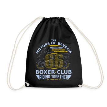 66 Adventures - Motors Of Bavaria - Drawstring Bag - black - Front