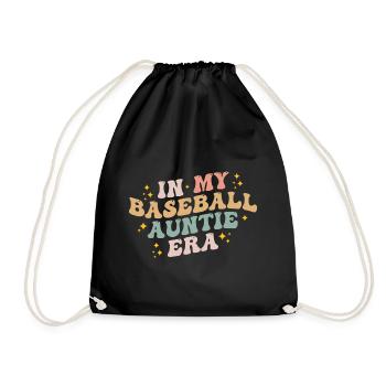In My Baseball Auntie Era Funny Baseball Auntie - Sac de sport léger - noir - Devant