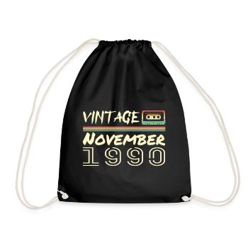 Legendary Since November 1990 - November 1990 - Drawstring Bag - black - Front