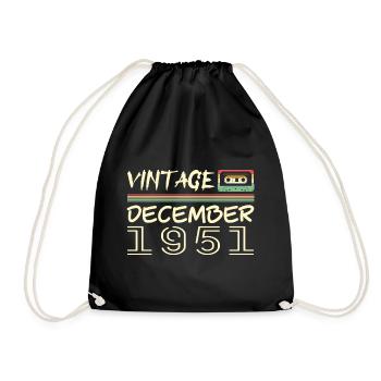 1951 Décembre 1951 Jubilé Décembre 1951 - Sac de sport léger - noir - Devant