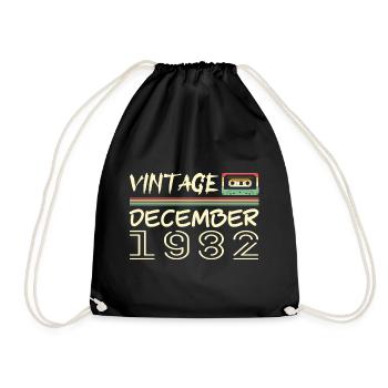 1982 Décembre 1982 Jubilé Décembre 1982 - Sac de sport léger - noir - Devant