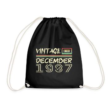 1987 Décembre 1987 Jubilé Décembre 1987 - Sac de sport léger - noir - Devant