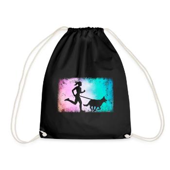 Canicross Runner Cross Country Canicross Filles - Sac de sport léger - noir - Devant