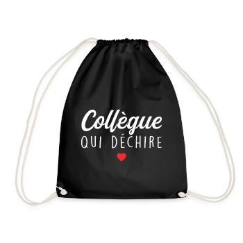 Collègue Qui Déchire - Sac de sport léger - noir - Devant