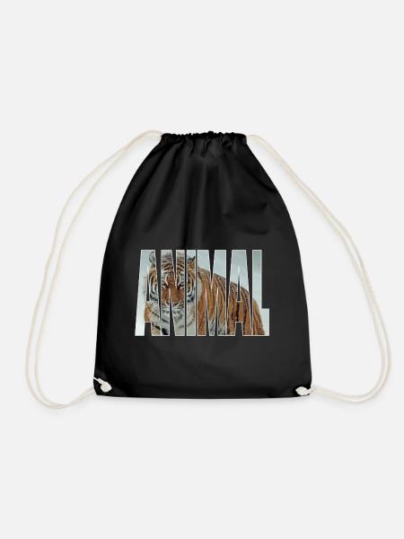 Tiger - Turnbeutel - Schwarz