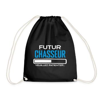 Futur Chasseur Idée Cadeau Chasseur Comme Papa - Sac de sport léger - noir - Devant