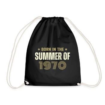 Millésime 1970 Cadeau D'anniversaire 1970 Vintage - Sac de sport léger - noir - Devant