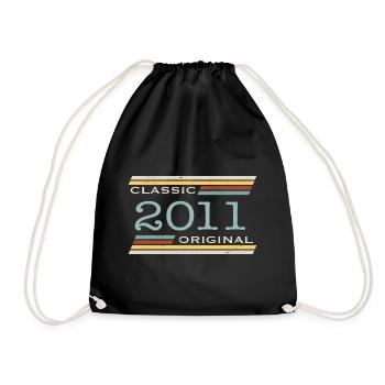 Vintage 2011, Classique, Original(e) - Sac de sport léger - noir - Devant