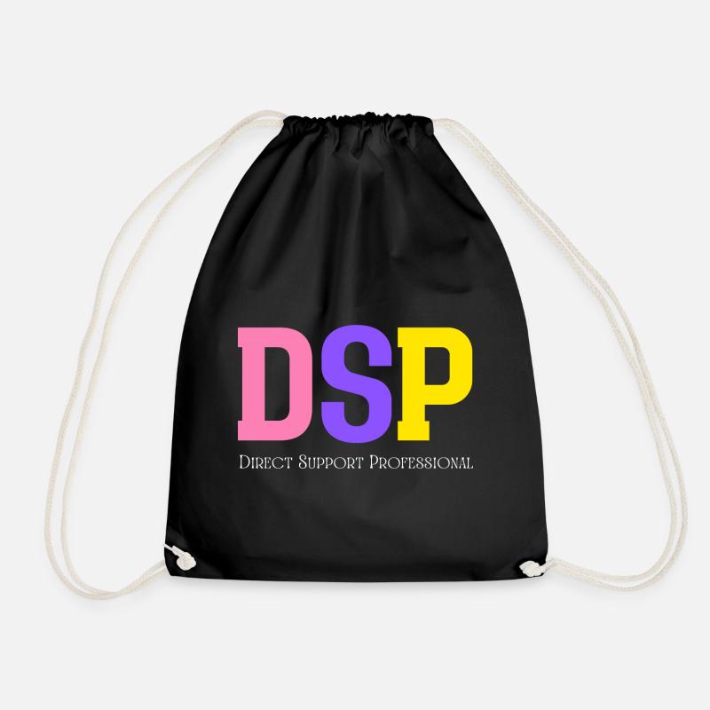 Direct Support Professional - Drawstring Bag - black