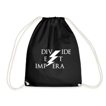 Divide et impera Latin domination - Drawstring Bag - black - Front