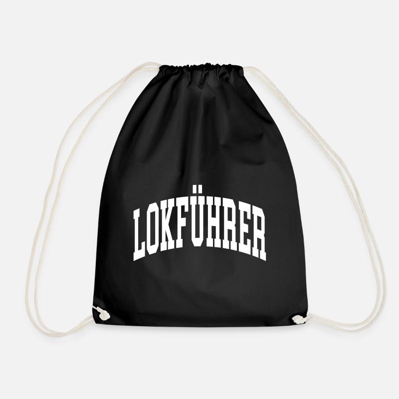 Lokführer - Turnbeutel - Schwarz