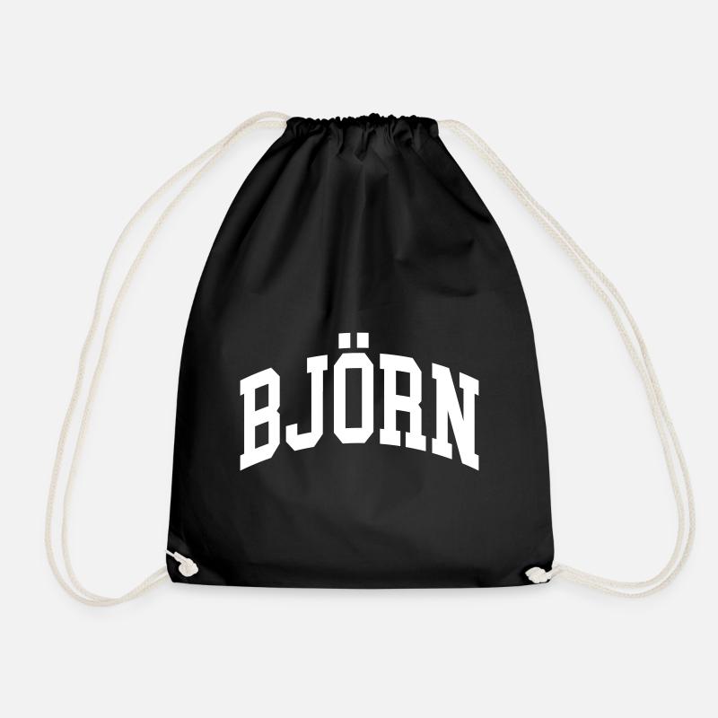 Björn - Turnbeutel - Schwarz