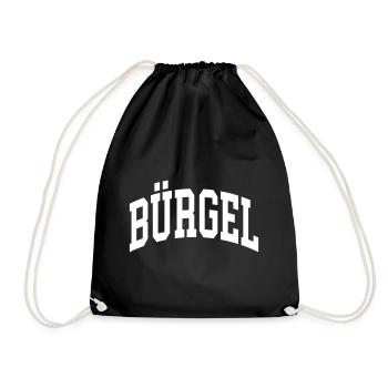 Bürgel - Sac de sport léger - noir - Devant
