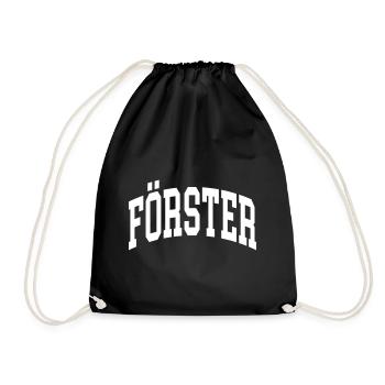 Förster - Turnbeutel - Schwarz - Vorne