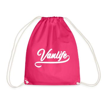 Van-Leben - Turnbeutel - Fuchsia - Vorne