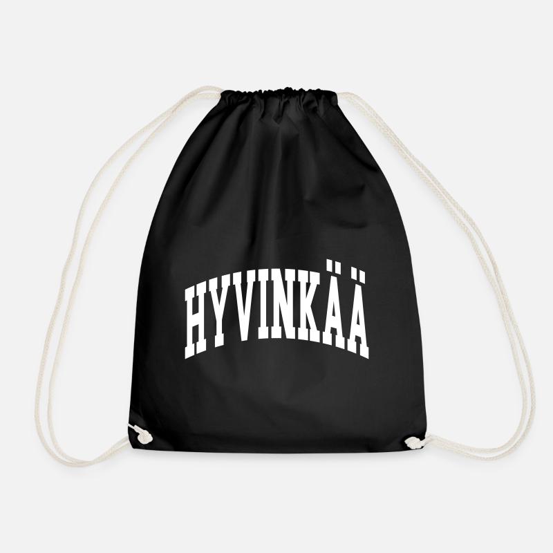 Hyvinkää - Drawstring Bag - black