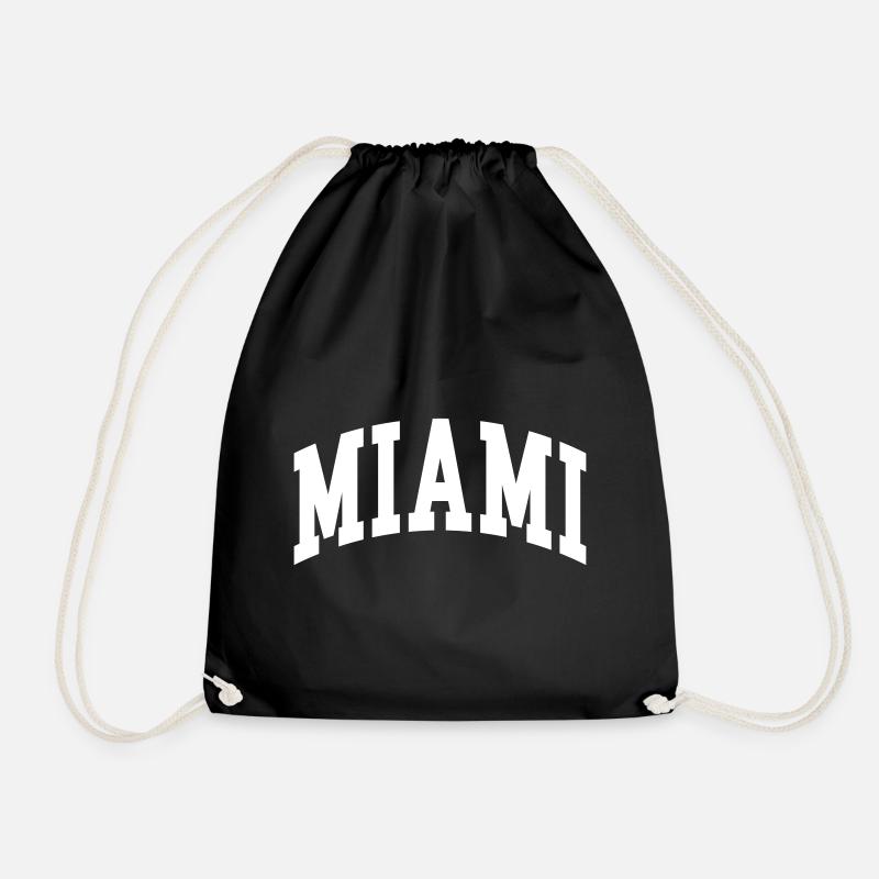 Miami - Turnbeutel - Schwarz