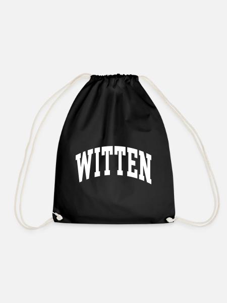 Witten - Turnbeutel - Schwarz