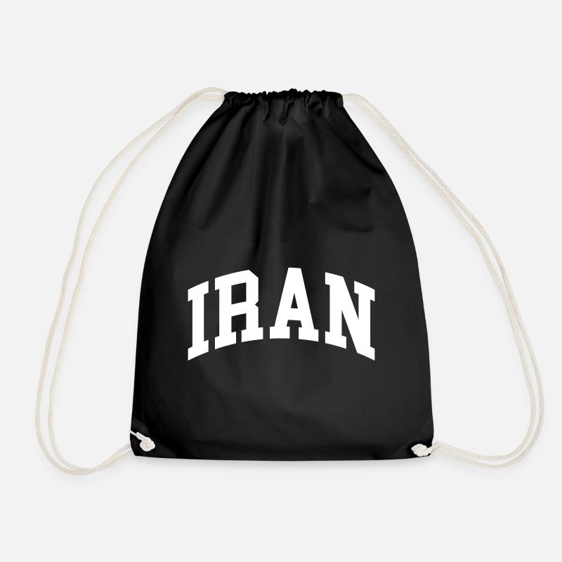 Iran - Turnbeutel - Schwarz