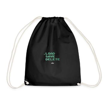 Infinite gameplay lsd - Drawstring Bag - black - Front