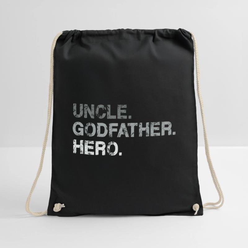 Onkel Pate Geschenk Held Geschenk für Onkel oder Bruder Turnbeutel