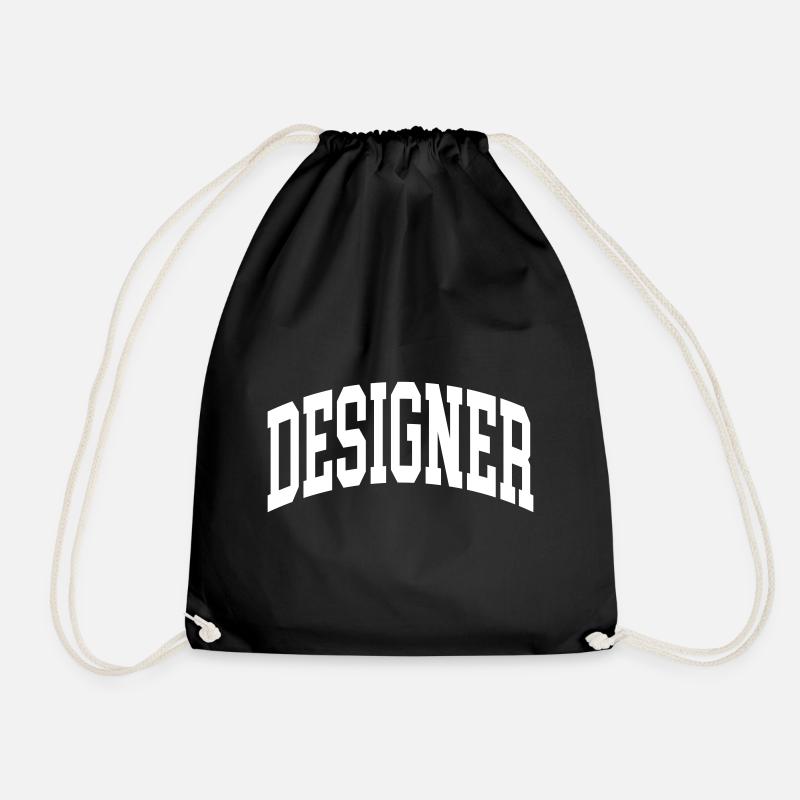 Designer - Turnbeutel - Schwarz