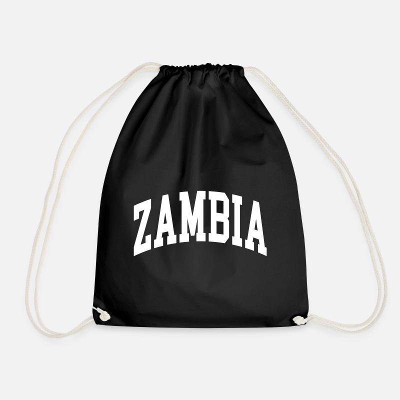 Zambia - Turnbeutel - Schwarz