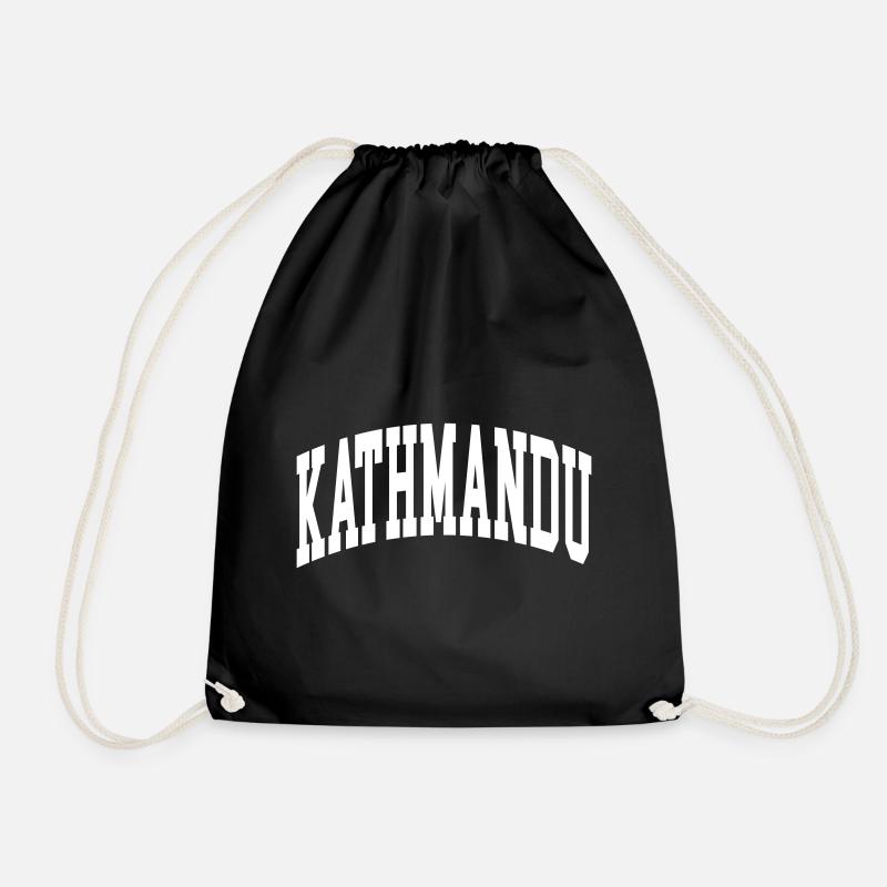 Kathmandu - Drawstring Bag - black