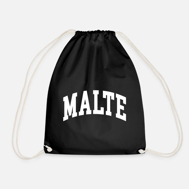 Malte - Turnbeutel - Schwarz