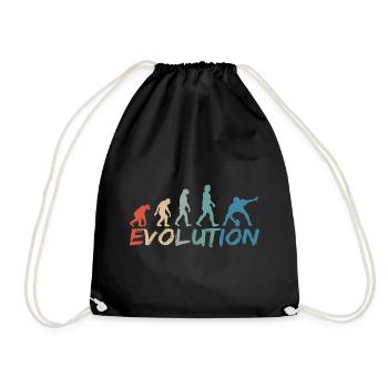 Rugby Evolution Vintage - Drawstring Bag - black - Front
