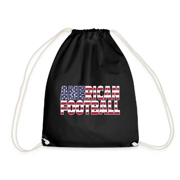 Football américain - Sac de sport léger - noir - Devant