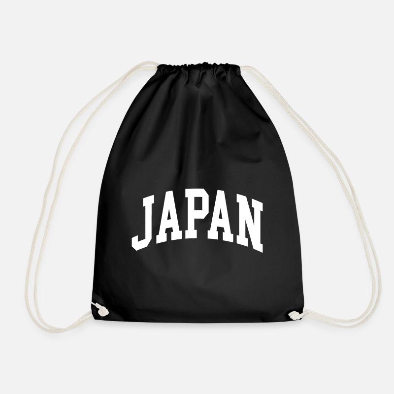 Japan - Drawstring Bag - black
