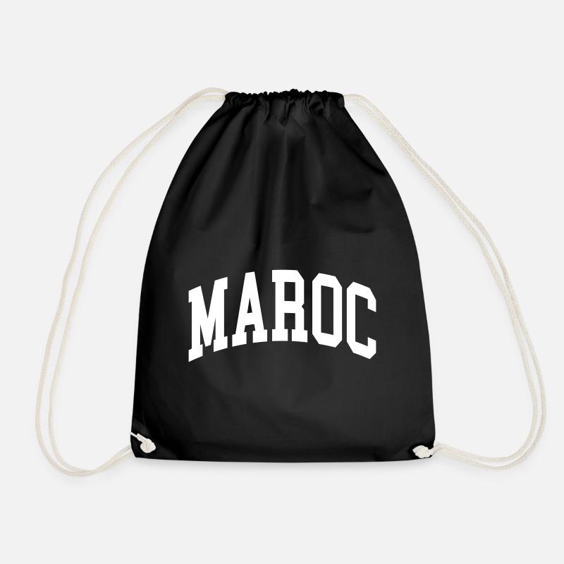 Marokko - Turnbeutel - Schwarz