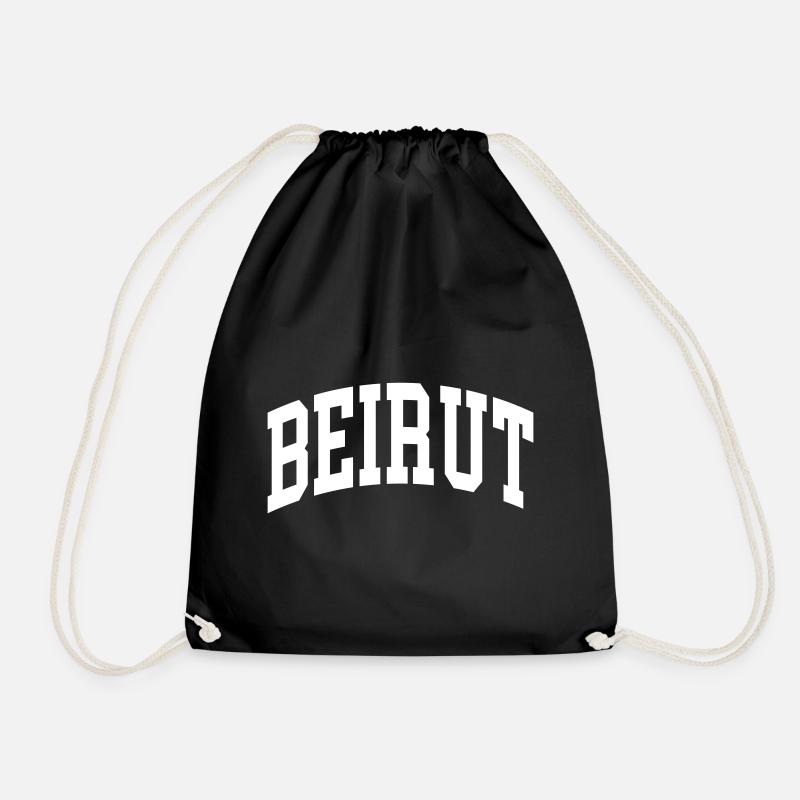 Beirut - Turnbeutel - Schwarz