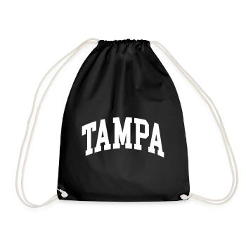 Tampa - Turnbeutel - Schwarz - Vorne