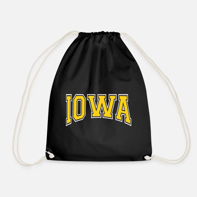 Iowa - Turnbeutel - Schwarz