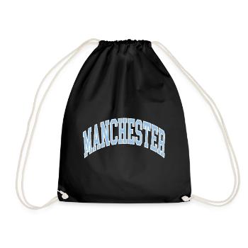Manchester - Turnbeutel - Schwarz - Vorne