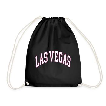 Las Vegas - Turnbeutel - Schwarz - Vorne