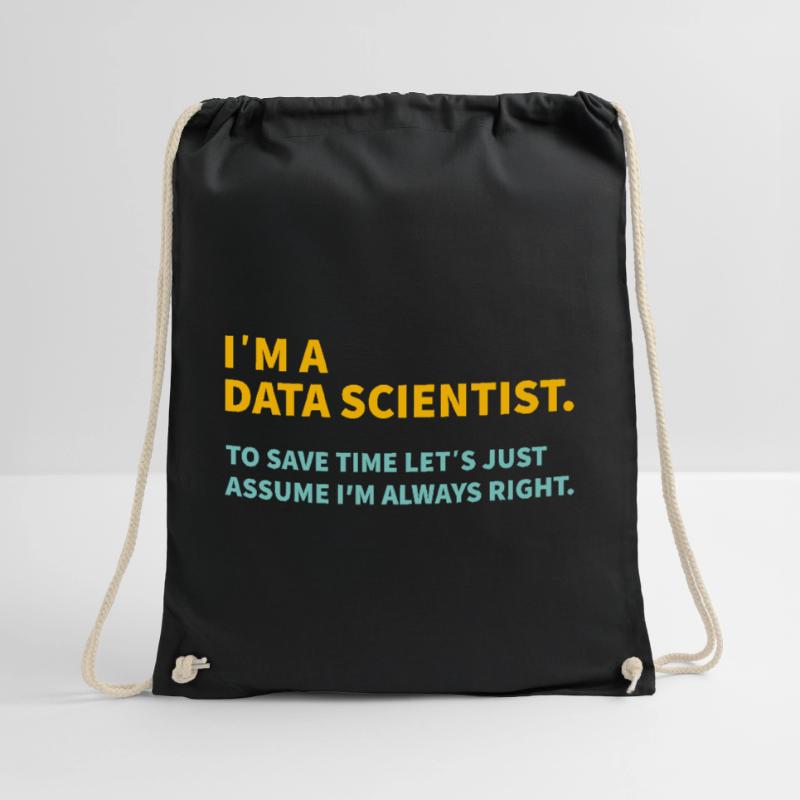 I m a Data scientist Computer Science Gift Drawstring Bag