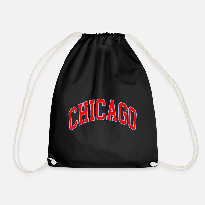 Chicago - Turnbeutel - Schwarz