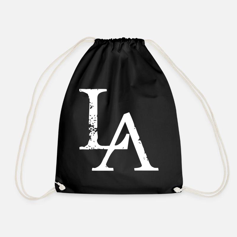 LA - Los Angeles - Dance Shirt - Turnbeutel - Schwarz