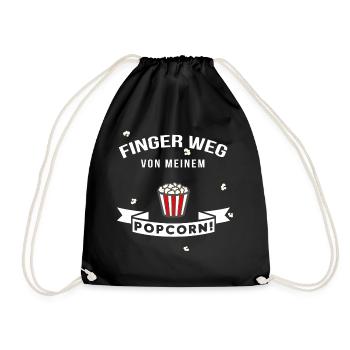 Stay away from the popcorn bright - Drawstring Bag - black - Front