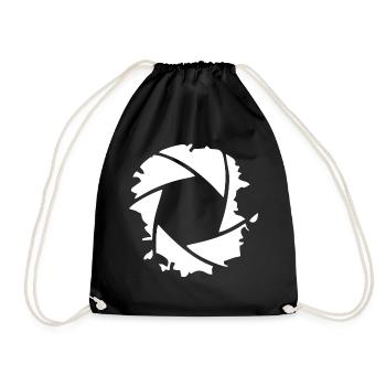 photographer - Drawstring Bag - black - Front