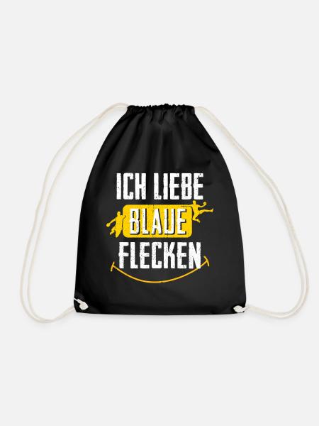 Handball Blaue Flecken - Turnbeutel - Schwarz