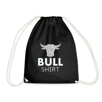 Bull shirt - Turnbeutel - Schwarz - Vorne