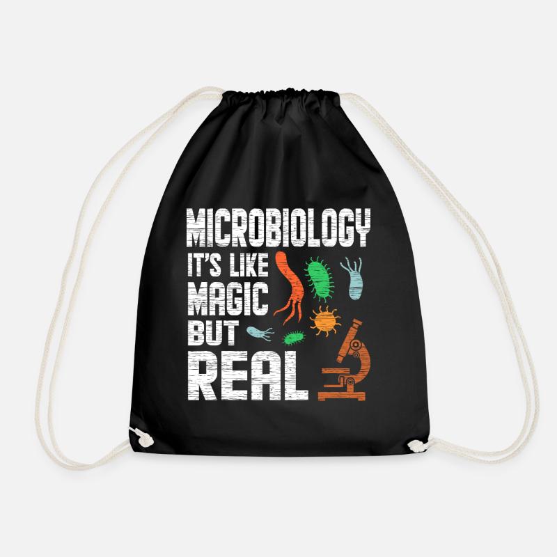 Mikrobiologie - Turnbeutel - Schwarz