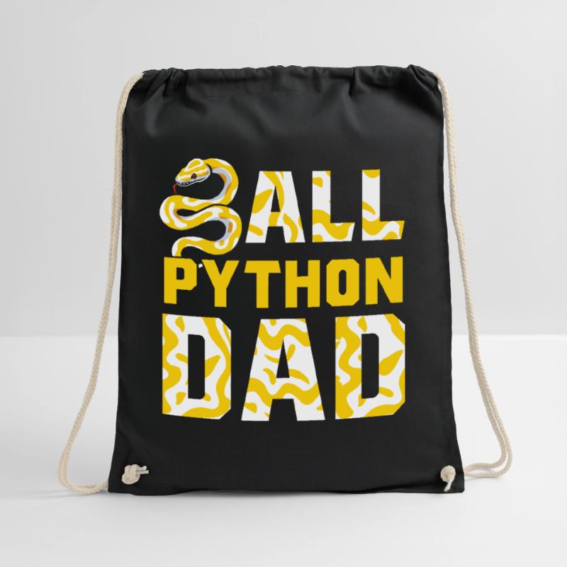 Banana Ball Python Herpetologist Ball Python Dad Drawstring Bag