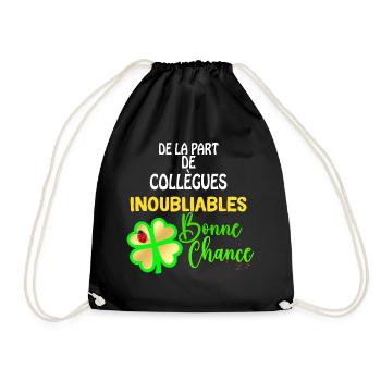 Mes Collègues Inoubliables Cadeau Départ - Sac de sport léger - noir - Devant